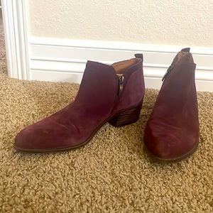 Franco Sarto Suede Booties